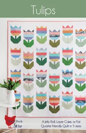 [CCS200] Paper Pattern - Tulips by Cluck Cluck Sew