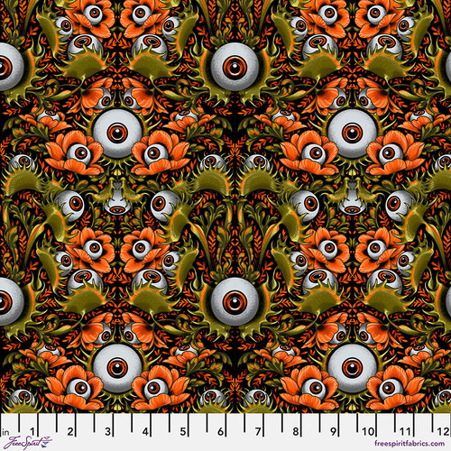 [PWRH127.ORANGE] Costumes & Cobwebs by Rachel Hauer - Venus Eye Trap in Orange