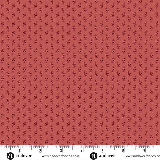 [A-1260-R] Little Gems by Andover Fabrics - Top Dot in Candy Apple