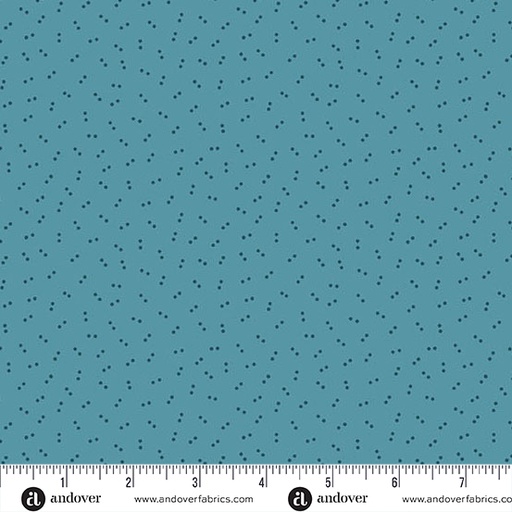 [A-1267-T] Little Gems by Andover Fabrics - Double Dot in Bluebells