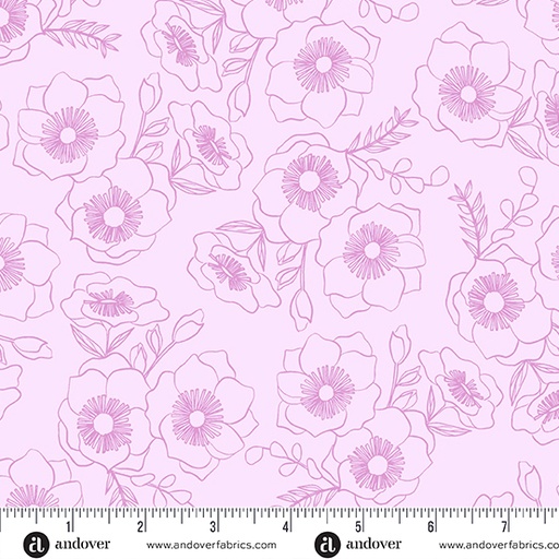 [A-1181-LP] Color Me Pretty by Stephanie Organes - Botanica in Violet