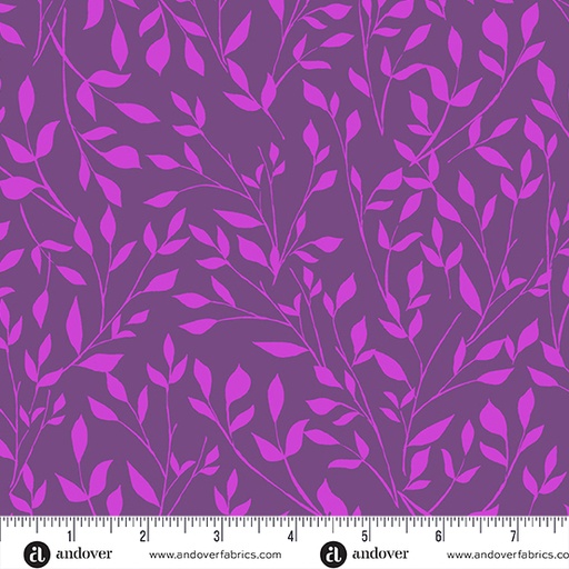 [A-1182-P] Color Me Pretty by Stephanie Organes - Meadow in Grape
