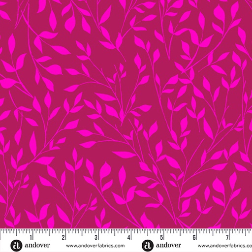 [A-1182-R] Color Me Pretty by Stephanie Organes - Meadow in Magenta