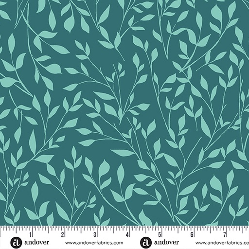 [A-1182-T] Color Me Pretty by Stephanie Organes - Meadow in Lagoon