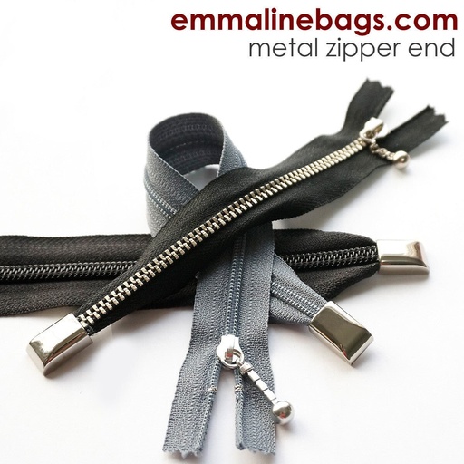 Zipper Ends or Cord Ends - Pack of 5 | Emmaline Brand Hardware