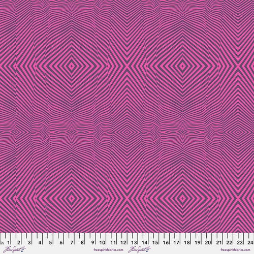 [PWTP022.DUSK] Moon Garden by Tula Pink - Lazy Stripe in Dusk