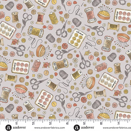 [MU-133-Q] Atelier by Makower UK - Spool in Cream
