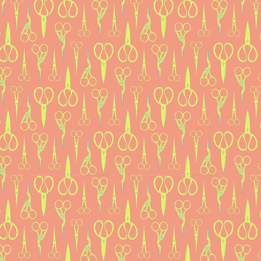 [DFG3283] Stitch & Glow by Dear Stella - Crane Scissors in Cantaloupe