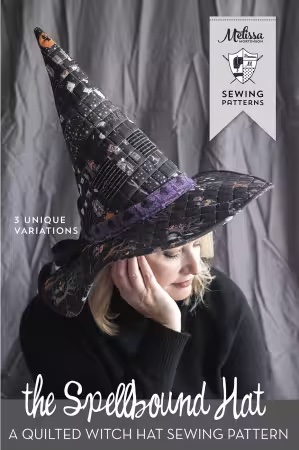 [PDC4863] Paper Pattern - Spellbound Quilted Witch Hat by Melissa Mortenson