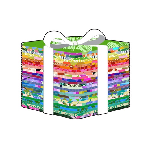 [FQ1CHRY28-10] Anna Maria Parry Single Colorway Fat Quarter Bundle in Cheery