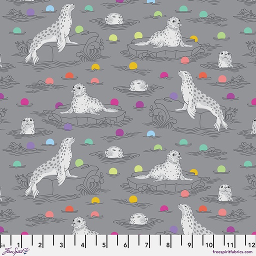 [PWTP259.SHADOW] Graywork by Tula Pink - Seal the Deal in Shadow