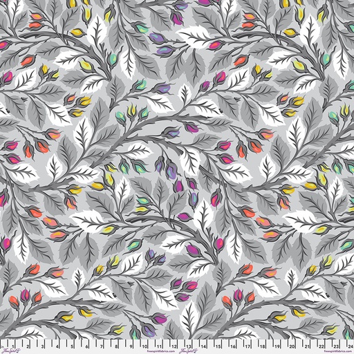 [QBTP019.FOG] Graywork by Tula Pink - Best Buds 108" in Fog