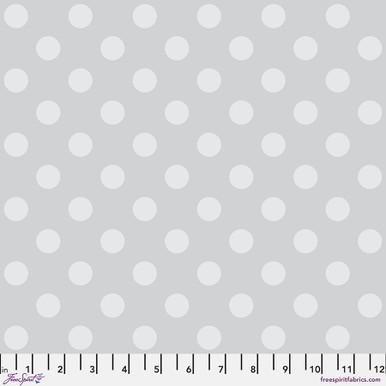 [PWTP118.FOG] True Colors Graywork by Tula Pink - Pom Pom in Fog