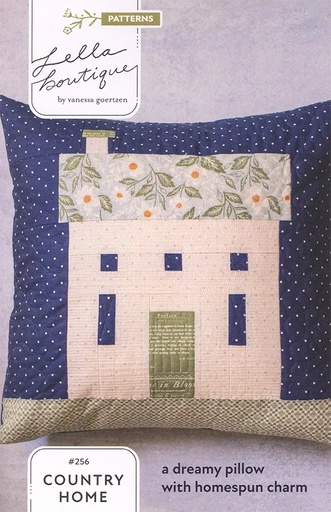 [LB 256] Paper Pattern - Country Home Pillow by Lella Boutique