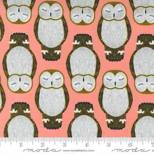 [48332 13] Nocturnal by Gingiber - Sleeping Owls in Primrose