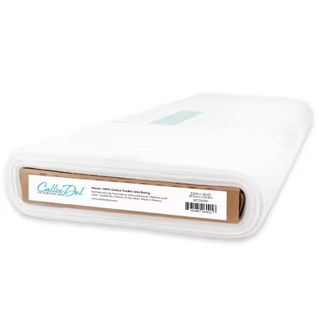 [CD101F] Callie Del Woven 100% Cotton Fusible Interfacing 22" width