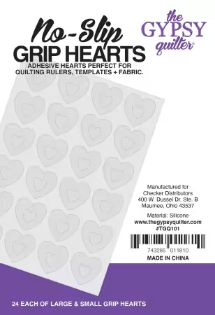 [TGQ101] The Gypsy Quilter Stuck On You Grip Hearts