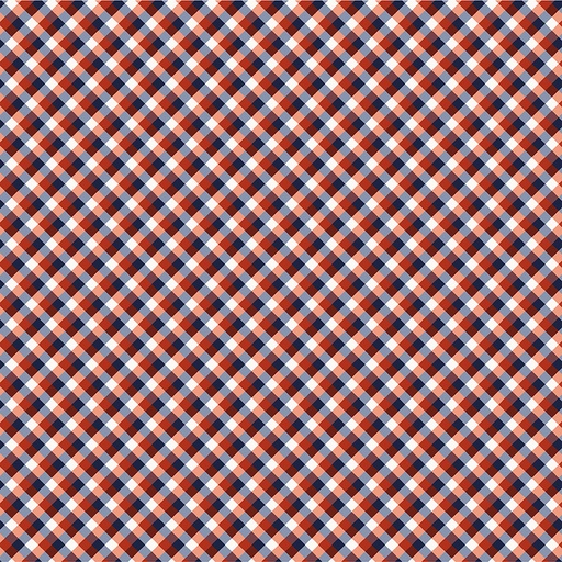 [54863-9] Front Porch by Allison Harris - Picnic Gingham in Red