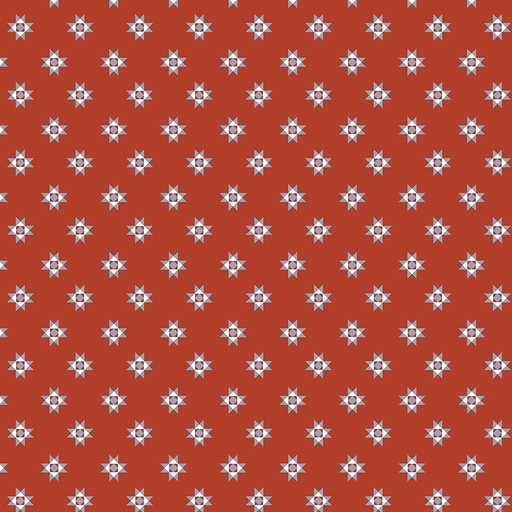 [54864-9] Front Porch by Allison Harris - Quilt Star in Red