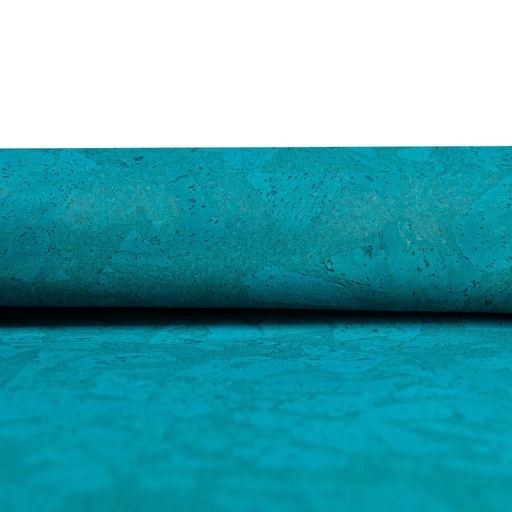Cork Fabric - Turquoise Chunk