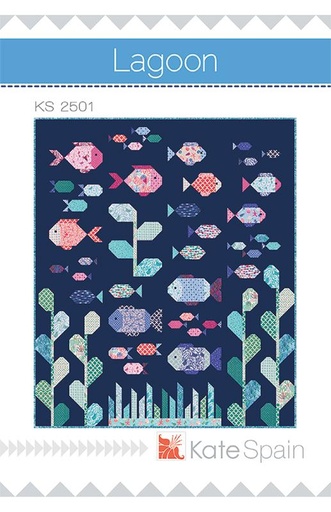 [KS2501] Paper Pattern - Lagoon by Kate Spain