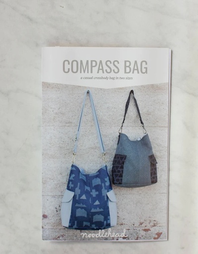 [NOO537] Paper Pattern - Compass Bag by Noodlehead - Casual Crossbody Bag Pattern