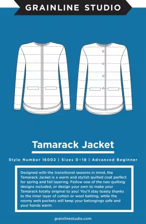 [GS16002] Paper Pattern - Tamarack Jacket by Grainline Studio