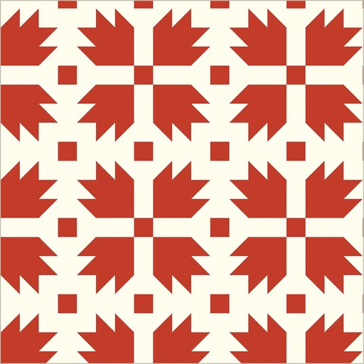 [54879-1] Perfect Points II by Whistler Studios - Bear Paw in Red