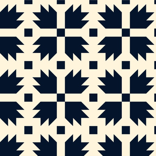 [54879-2] Perfect Points II by Whistler Studios - Bear Paw in Navy