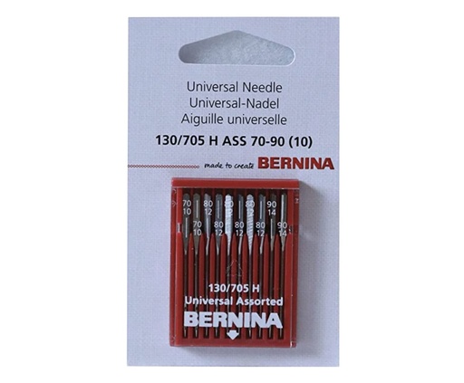 [002507.71.00] Bernina Universal Assorted Needles 70-90 - Pack of 10