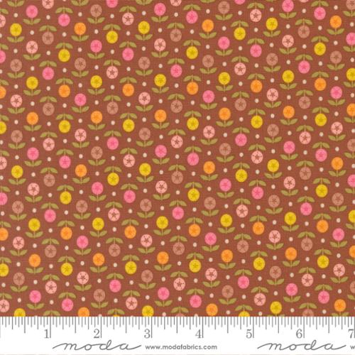 [33846 20] Happy Daze by Chloe's Closet - Flower Dot in Rust