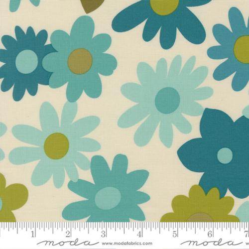 [33840 18] Happy Daze by Chloe's Closet - Blooming Blossoms in Aqua