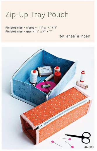 [AH 101] Zip Up Tray Pouch by Aneela Hoey