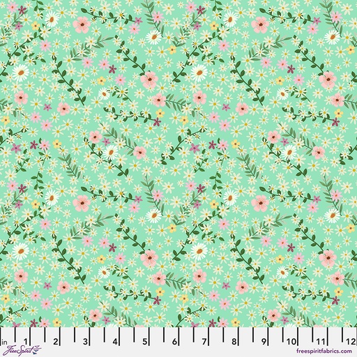 [PWMC106.XMINT] Floral Fiesta by Mia Charro - Happy Petals in Mint
