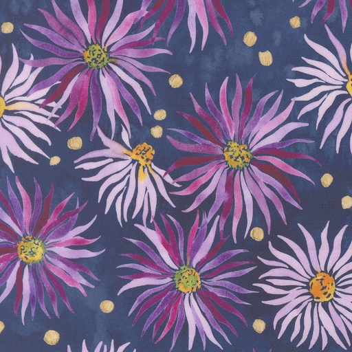 [39865 13] Soulstice by Create Joy Project - Wall Flower Florals in Navy