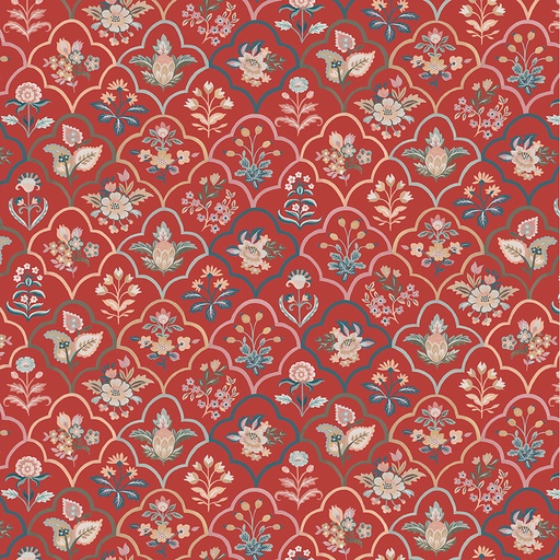 [55058-6] Tapestry by Therese Gray - Botanica in Ruby