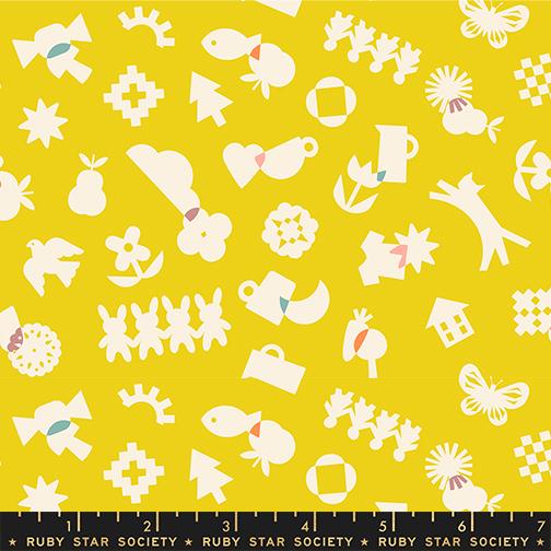[RS1108 12] Paper Cuts 2 by Rashida Coleman - All Goods in Starfruit