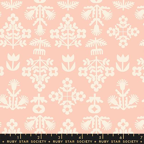 [RS1112 13] Paper Cuts 2 by Rashida Coleman - Fresh Cut Flowers in Peach Puff
