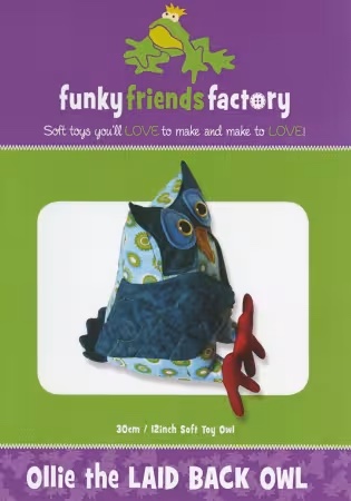 [FF4330] Paper Pattern -  Ollie the Laid Back Owl by Funky Friends Factory