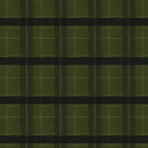 [54922D-7] The Plaid One by Marcia Derse - Window Pane Plaid in Piney