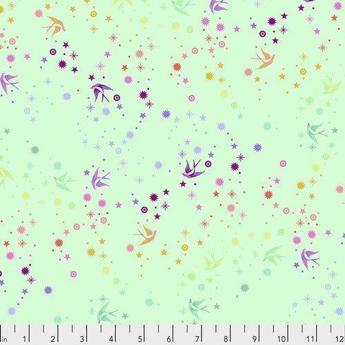 [PWTP133.MINT] True Colors by Tula Pink - Fairy Dust in Mint