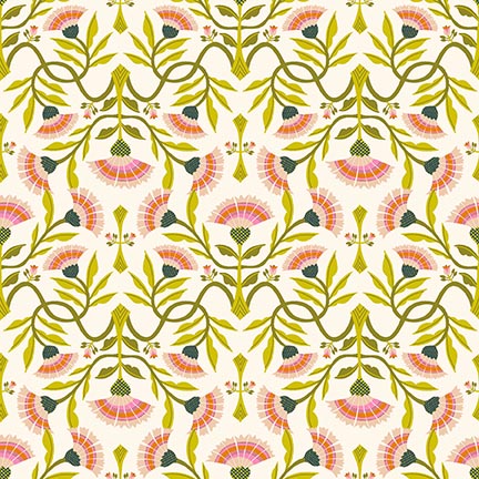 [31527-E] Serenade by Ink & Arrow - Sunrise Blooms in Cream