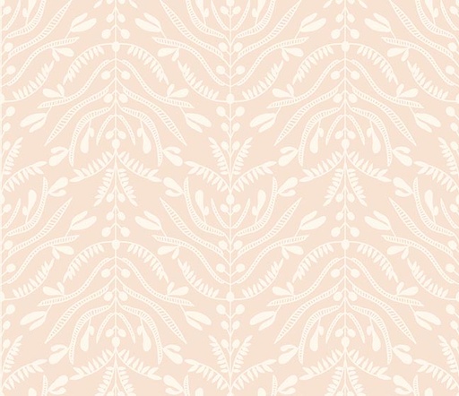 [31529-C] Serenade by Ink & Arrow - Damask Branches in Peach