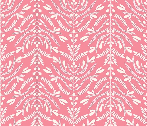 [31529-P] Serenade by Ink & Arrow - Damask Branches in Pink