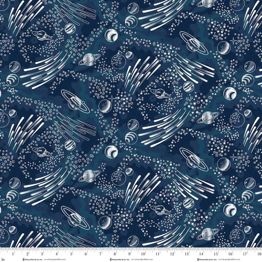 [2115G-78] Milky Way-Glow by Kate Mawdsley - Starry in Navy