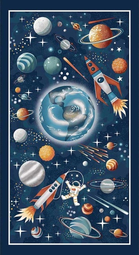 [2122PG-78] Milky Way-Glow by Kate Mawdsley - Space Panel 24"