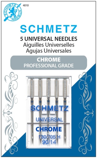 [4010S] SCHMETZ Needles - Chrome Universal Size 90/14