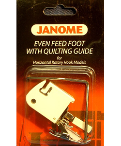 [200311003] Janome Even Feed Foot Low Shank 5mm & 7mm w/ Guide