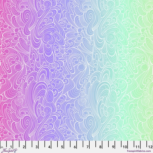 [PWTP270.DEEPDIVE] Floral Reef by Tula Pink - Riptide in Deep Dive