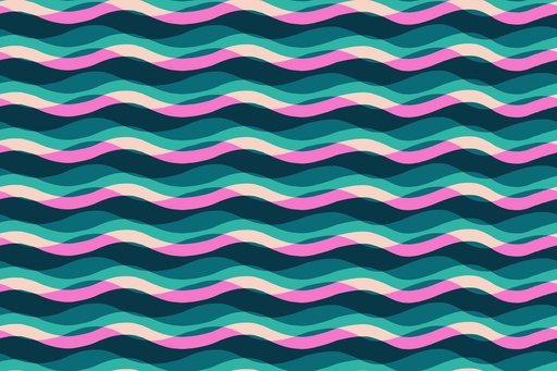 [RS5198 15] Poolside Too by Ruby Star - Poolside Waves in Peacock